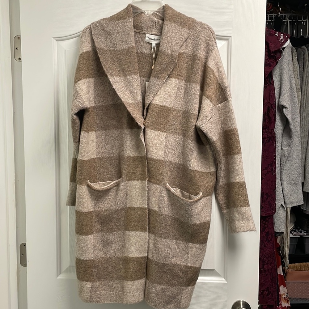Brown striped sweater